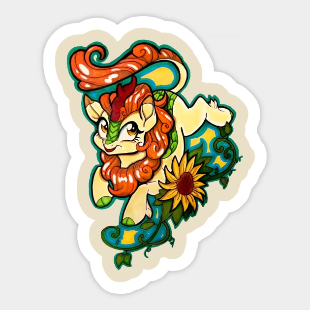 Autumn Blaze Sticker by SophieScruggs